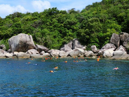 Kho Thao und zuviele Schnorchler