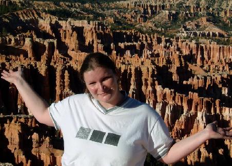 Hoodoos im Bryce Canyon Amphietheater...und ich