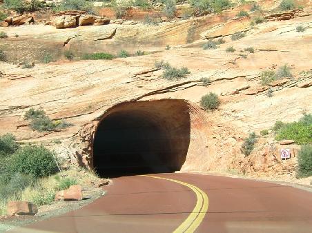 Tunnel im Zion Nationalpark
