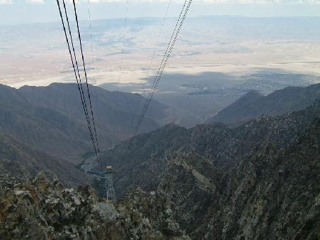 Fahrt mit der Aerial Tramway