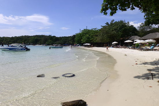 Sicht über die Bucht Richtung Süden