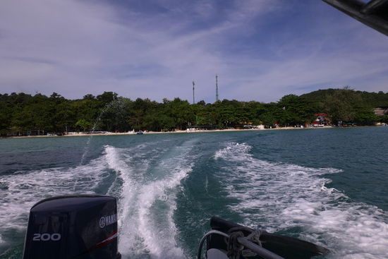 Letzter Blick zurück auf die Vongdeuan-Bucht von Koh Samet