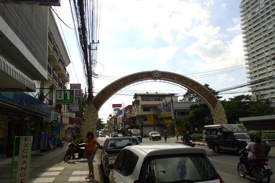 Eingang zur Beachroad