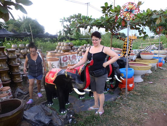 Zwischenstop an einer Gärtnerei, direkt am Highway