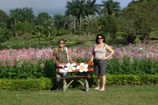 Zwei Grazien im Park 
