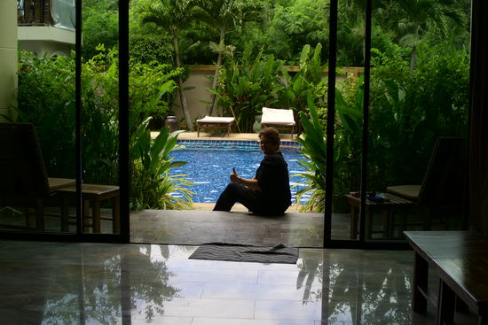 So, mit diesem Blick aus unserem Zimmer verabschieden wir uns für heute