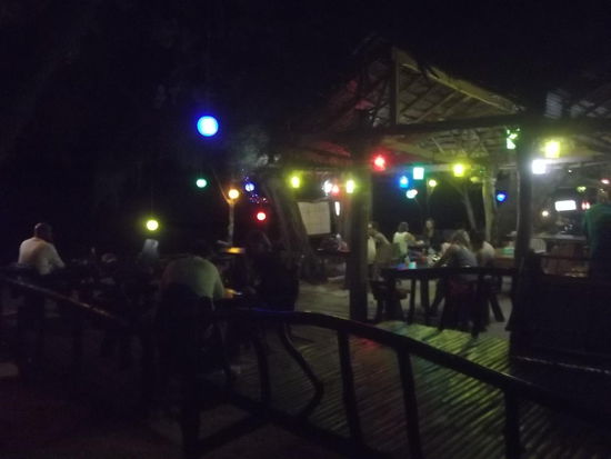 abends in der Funky Fish Bar.