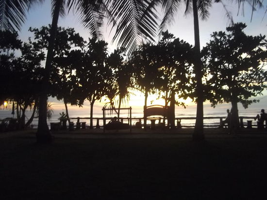 und ein wunderschöner Sonnenuntergang rundet unseren Hochzeitstag ab.