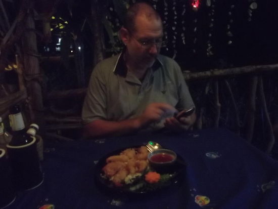 und natürlich ein schönes Essen - Garnelen und mehr.