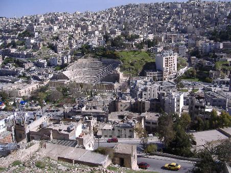 Amman, Blick auf Amphietheater