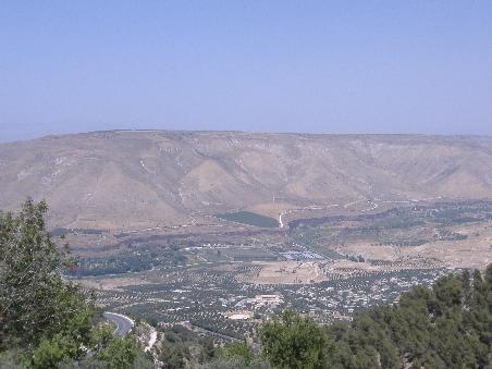 Blick ins Yarmuk-Tal