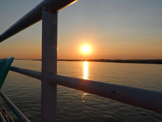 Ankunft in Bagan zum Sonnenuntergang