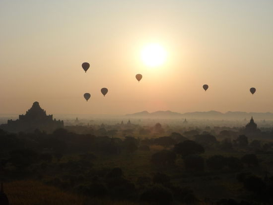 Balloons over Bagan