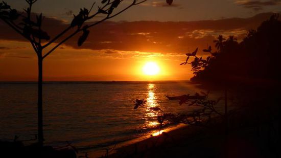 Und genisse (mal wieder) einen spektakulären Sonnenuntergang