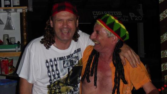 Der Chef (rechts) auch wieder in Höchstform.