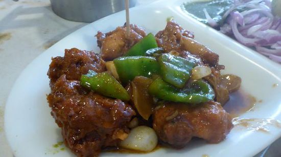 Chilli-Chicken und Veg-Fried-Rice