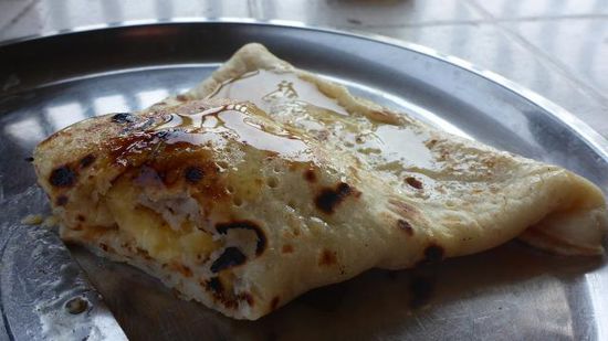 Und mittlerweile habe ich schon wieder Hunger und fange nach dem "Fastentag mal mit einem Banana-Pancake an