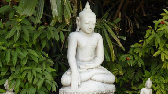 Und ein Buddha gibt es auch.