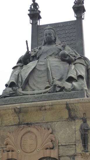 Victoria-Memorial, diesmal näher dran.