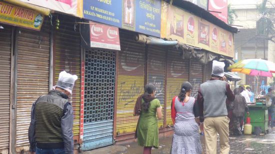 Und weil es immer mehr regnete, wurden die Leute erfinderisch