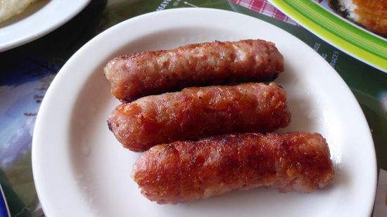Tapsilog war auch sehr lecker, alledings ist an fast allem Knoblauch (auch im Reis).. das bring mich meinem Wunschalter 100 schon wieder etwas näher!!