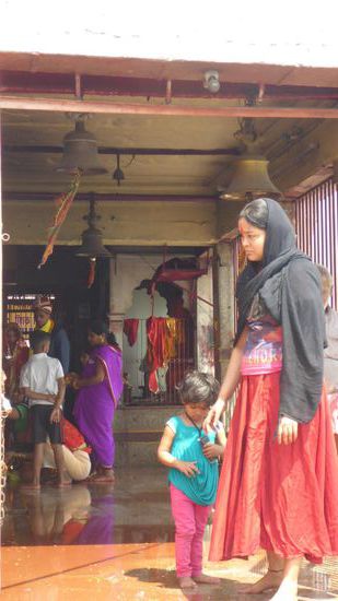 ein kleiner Tempel in der Nähe