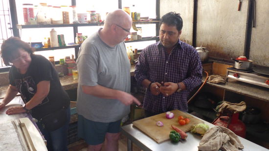 Und dann ging der Kochkurs los