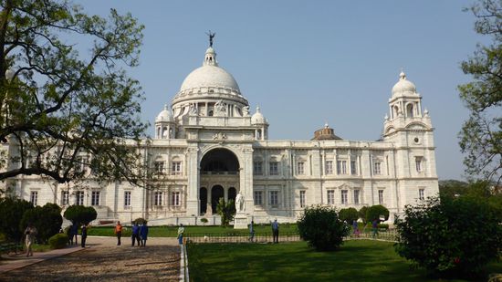 Victoria Memorial, leider ist das Museum geschlossen