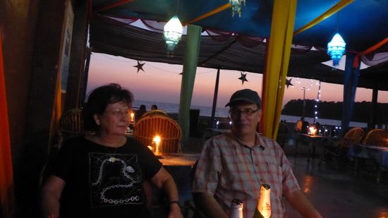 Abendessen, noch ohne Manthan