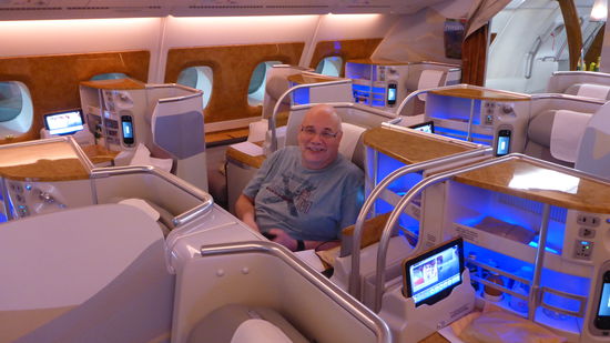 A 380 ist sehr bequem