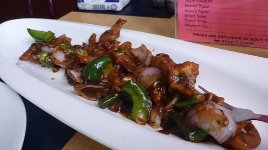 ......und den Tag mit Chilli-Chicken beenden.