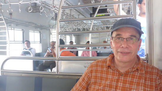 So leer war der Zug auf der Hinfahrt...