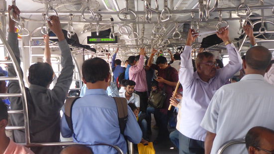 Rückfahrt war dann schon etwas voller..