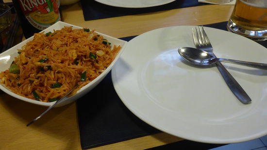 ...und das Essen war auch sehr lecker und günstig...