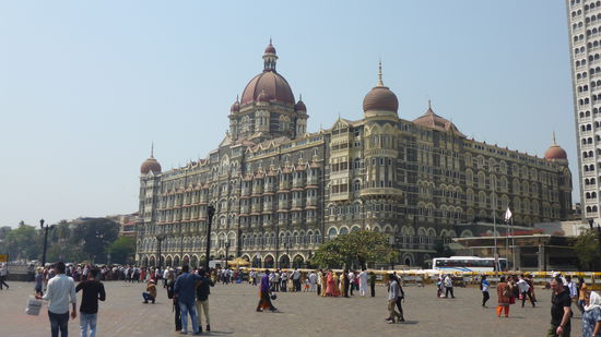 ...das Taj-Hotel. 
Das war es erst mal aus Mumbai, bis bald.