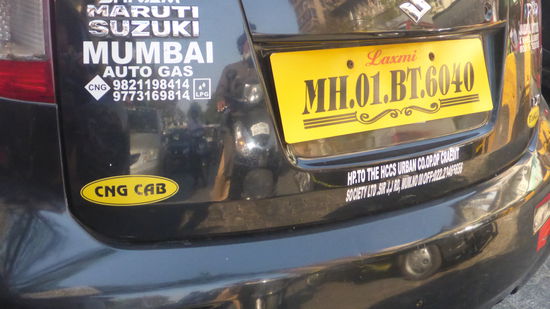 Alle Taxen (zumindest in Süd-Mumbai) fahren auf Erdgas. Das ist ein wichtiger und richtiger Schritt!