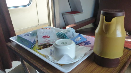 Zum Empfang gab es erst mal eine "Tea-Time"....