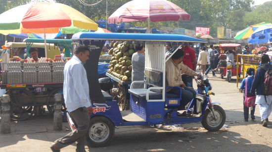 Trotz der moderenen Elektrorikschas...