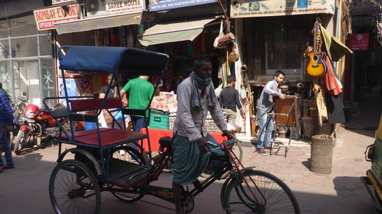 oder Fahrradrikschas!