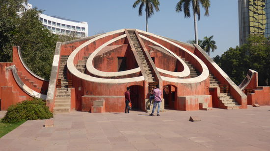 ..einer von 5 riesigen Sternwarten in Indien, das größte in Jaipur besuchte ich bei meinem letzten Besuch ..