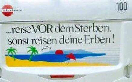 Mein Motto seit diesem Jahr kennt Ihr ja vielleicht, wenn nicht, hier ist es.
Man gönnt sich ja sonst nichts