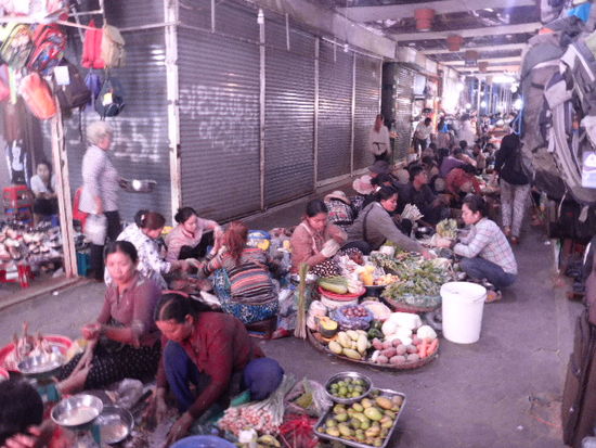 Der „old market“ von Siem Reap