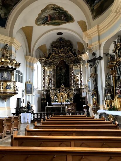 Kirche St, Jakobus Innenausstattung.