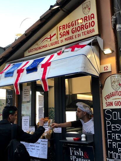 Die älteste Friggitoria, bei der man frisch friitiertes bekommt (Fisch, Pommes u.ä.)