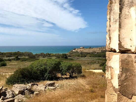 Ein Blick aufs Meer.