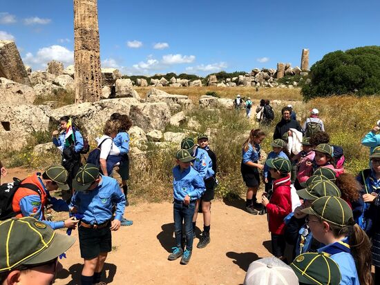 Und wieder die Pfadfinder.