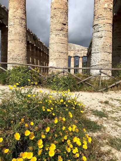 Da braut sich im Hinetrgrund was zusammen, es blieb aber trocken.