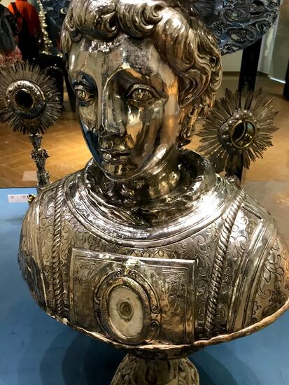 In der Schatzkammer.