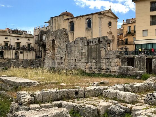 Reste des Apollon-Tempel