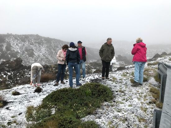 Wir haben den 16.05.2019, ca. 1400 m hoch am Ätna!